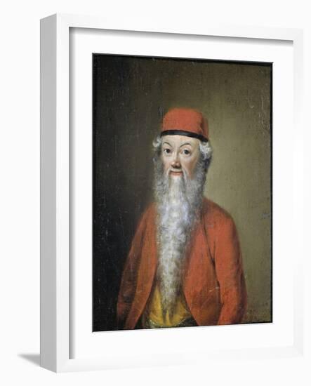 Portrait of Jean Etienne Liotard at Approximately 54 Years of Age-Jean-Etienne Liotard-Framed Art Print