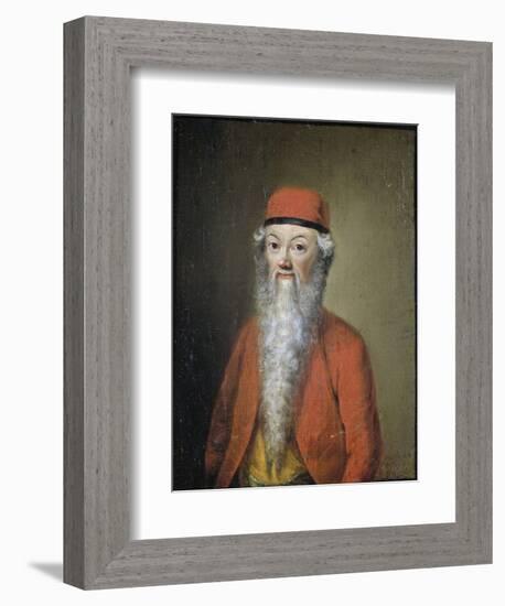 Portrait of Jean Etienne Liotard at Approximately 54 Years of Age-Jean-Etienne Liotard-Framed Art Print