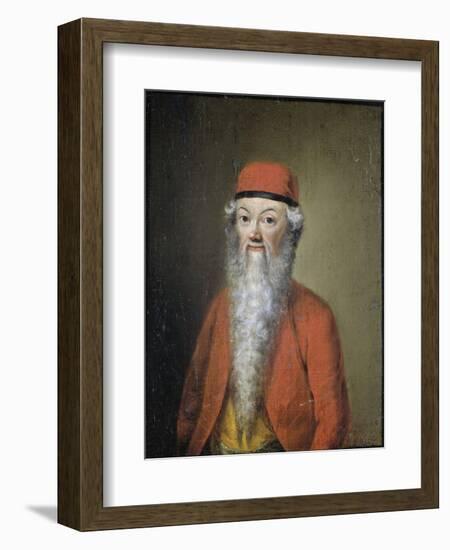 Portrait of Jean Etienne Liotard at Approximately 54 Years of Age-Jean-Etienne Liotard-Framed Art Print