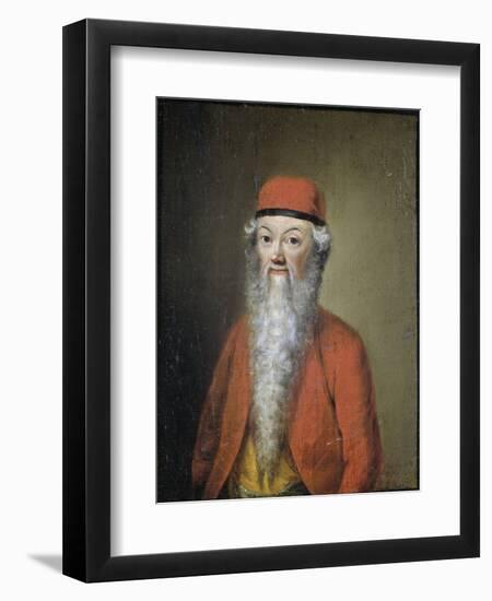 Portrait of Jean Etienne Liotard at Approximately 54 Years of Age-Jean-Etienne Liotard-Framed Art Print