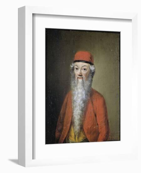 Portrait of Jean Etienne Liotard at Approximately 54 Years of Age-Jean-Etienne Liotard-Framed Art Print