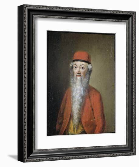 Portrait of Jean Etienne Liotard at Approximately 54 Years of Age-Jean-Etienne Liotard-Framed Art Print