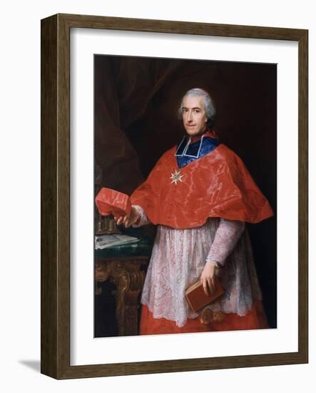 Portrait of Jean-François-Joseph Rochechouart, 1762-Pompeo Girolamo Batoni-Framed Giclee Print