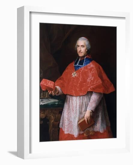 Portrait of Jean-François-Joseph Rochechouart, 1762-Pompeo Girolamo Batoni-Framed Giclee Print