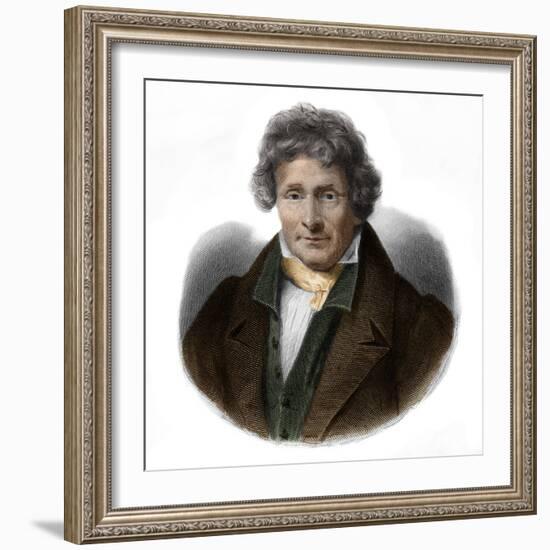 Portrait of Jean Francois Le Breton (1762-1838) painter and physicist-French School-Framed Giclee Print