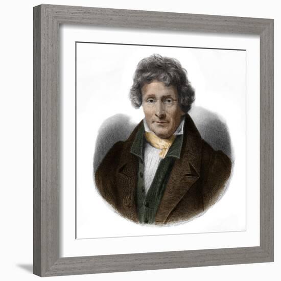 Portrait of Jean Francois Le Breton (1762-1838) painter and physicist-French School-Framed Giclee Print