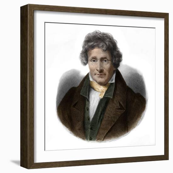 Portrait of Jean Francois Le Breton (1762-1838) painter and physicist-French School-Framed Giclee Print