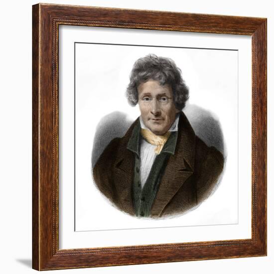 Portrait of Jean Francois Le Breton (1762-1838) painter and physicist-French School-Framed Giclee Print