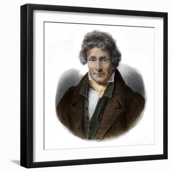 Portrait of Jean Francois Le Breton (1762-1838) painter and physicist-French School-Framed Giclee Print