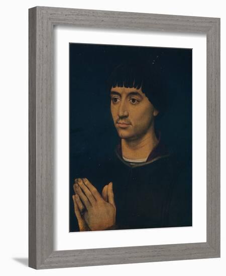 'Portrait of Jean Gros', c1460-Rogier van der Weyden-Framed Giclee Print