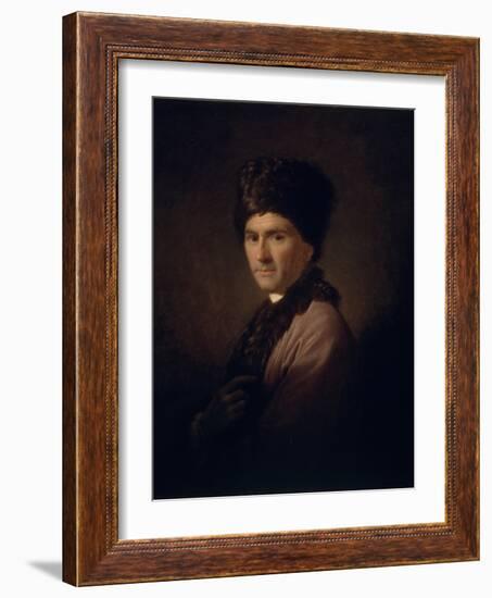 Portrait of Jean-Jacques Rousseau (1712-177), 1766-Ramsay-Framed Giclee Print