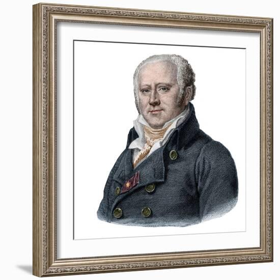 Portrait of Jean Nicolas Corvisart (1755-1821), french physician-French School-Framed Giclee Print