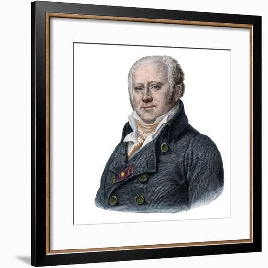 Portrait of Jean Nicolas Corvisart (1755-1821), french physician-French School-Framed Giclee Print