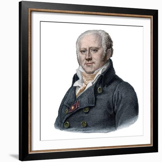 Portrait of Jean Nicolas Corvisart (1755-1821), french physician-French School-Framed Giclee Print