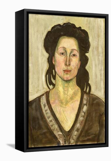 Portrait of Jeanne Cerani, 1910-Ferdinand Hodler-Framed Premier Image Canvas