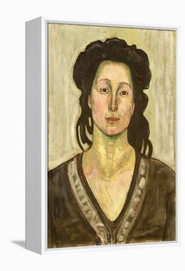 Portrait of Jeanne Cerani, 1910-Ferdinand Hodler-Framed Premier Image Canvas