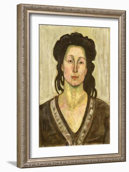 Portrait of Jeanne Cerani, 1910-Ferdinand Hodler-Framed Giclee Print