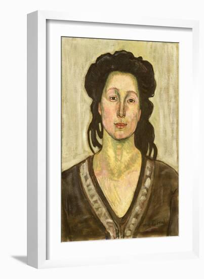 Portrait of Jeanne Cerani, 1910-Ferdinand Hodler-Framed Giclee Print