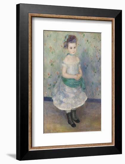 Portrait of Jeanne Durand-Ruel (Portrait de Mlle. J.), 1876-Pierre-Auguste Renoir-Framed Art Print