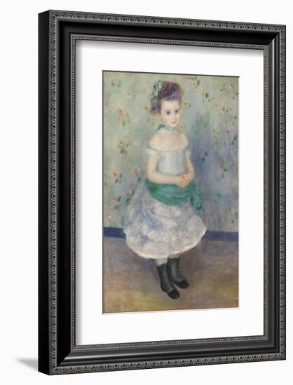 Portrait of Jeanne Durand-Ruel (Portrait de Mlle. J.), 1876-Pierre-Auguste Renoir-Framed Art Print