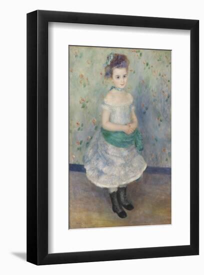 Portrait of Jeanne Durand-Ruel (Portrait de Mlle. J.), 1876-Pierre-Auguste Renoir-Framed Art Print