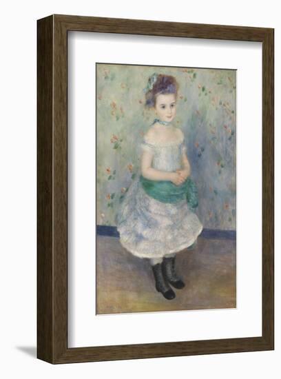Portrait of Jeanne Durand-Ruel (Portrait de Mlle. J.), 1876-Pierre-Auguste Renoir-Framed Art Print