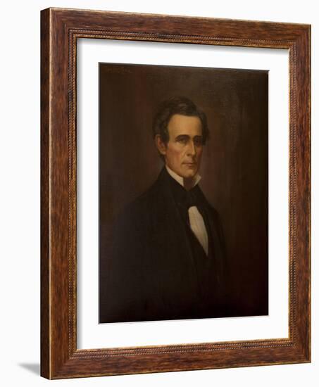 Portrait Of Jefferson Davis-Carol Highsmith-Framed Art Print