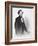 Portrait of Jefferson Davis-Mathew Brady-Framed Giclee Print