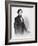 Portrait of Jefferson Davis-Mathew Brady-Framed Giclee Print