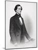 Portrait of Jefferson Davis-Mathew Brady-Mounted Giclee Print