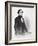 Portrait of Jefferson Davis-Mathew Brady-Framed Giclee Print