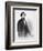 Portrait of Jefferson Davis-Mathew Brady-Framed Giclee Print