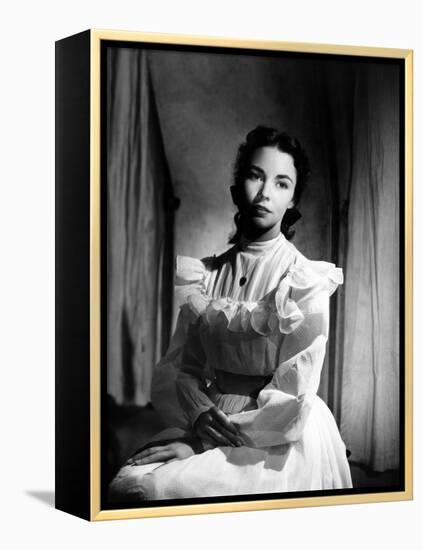 Portrait of Jennie, Jennifer Jones, 1948-null-Framed Stretched Canvas