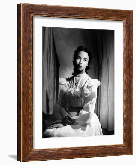 Portrait of Jennie, Jennifer Jones, 1948-null-Framed Photo