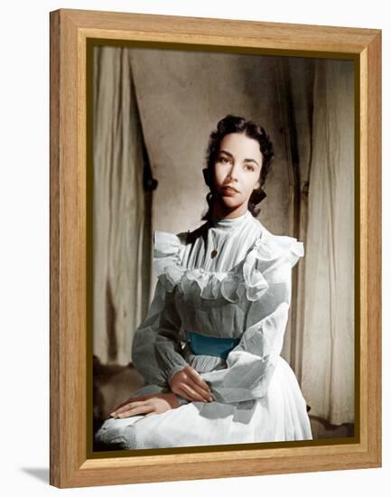 Portrait of Jennie, Jennifer Jones, 1948-null-Framed Stretched Canvas