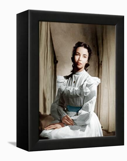 Portrait of Jennie, Jennifer Jones, 1948-null-Framed Stretched Canvas