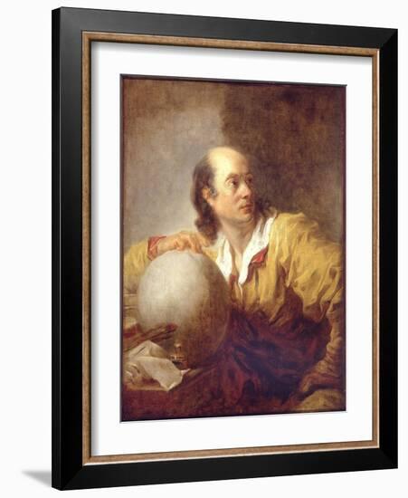 Portrait of Jerome Lalande (1732-1807) (Joseph Jerome Lefrancois De Lalande) - Peinture De Jean Hon-Jean-Honore Fragonard-Framed Giclee Print