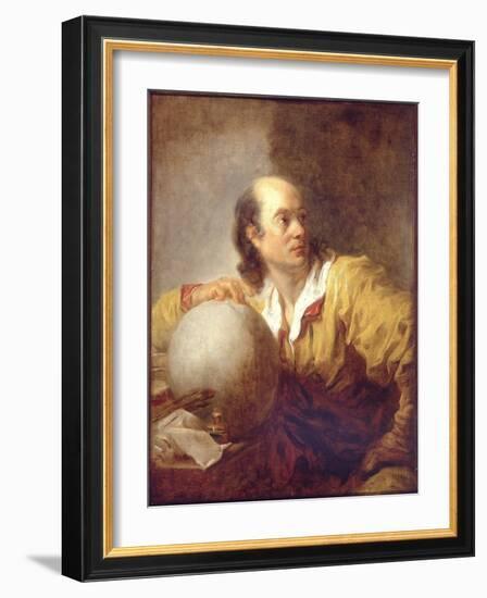 Portrait of Jerome Lalande (1732-1807) (Joseph Jerome Lefrancois De Lalande) - Peinture De Jean Hon-Jean-Honore Fragonard-Framed Giclee Print