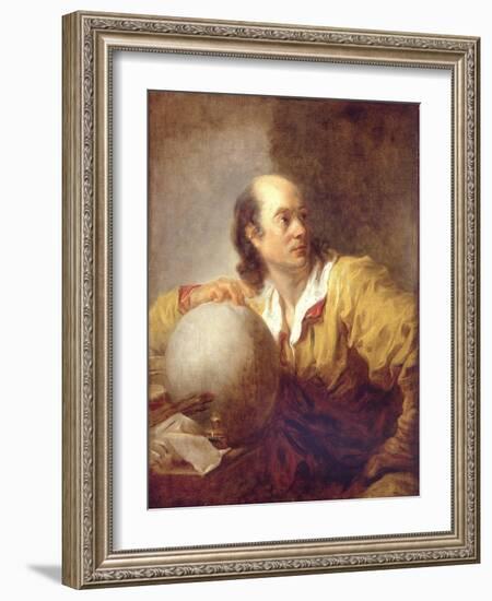 Portrait of Jérôme Lalande (1732-180)-Jean-Honoré Fragonard-Framed Giclee Print