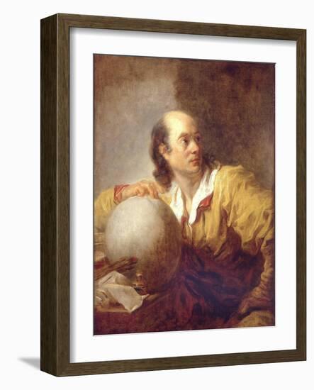 Portrait of Jérôme Lalande (1732-180)-Jean-Honoré Fragonard-Framed Giclee Print