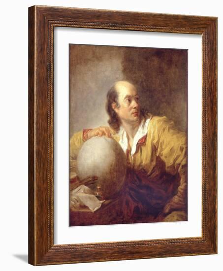 Portrait of Jérôme Lalande (1732-180)-Jean-Honoré Fragonard-Framed Giclee Print