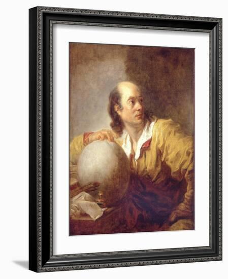 Portrait of Jérôme Lalande (1732-180)-Jean-Honoré Fragonard-Framed Giclee Print