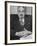 Portrait of Jewish Rabbi, Religious Leader, and Future President of Israel Dr. Chaim Weizmann-Bernard Hoffman-Framed Photographic Print