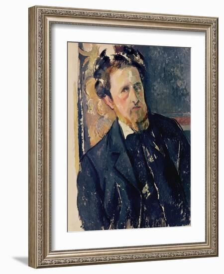 Portrait of Joachim Gasquet (1873-1921) 1896-97-Paul Cézanne-Framed Giclee Print