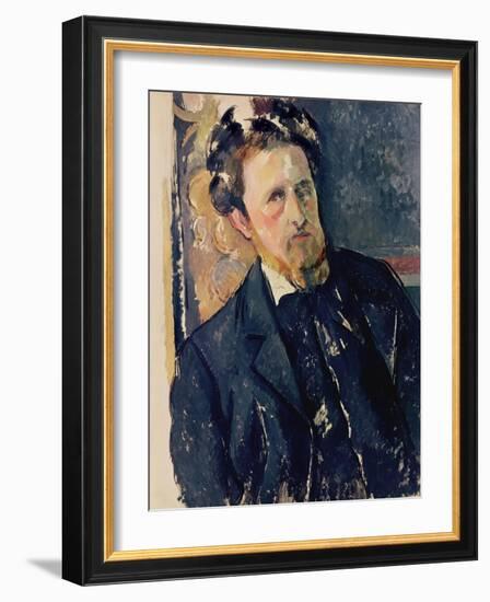 Portrait of Joachim Gasquet (1873-1921) 1896-97-Paul Cézanne-Framed Giclee Print