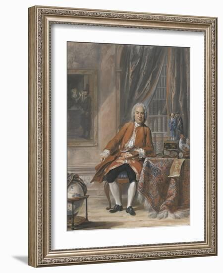 Portrait of Joan Jacob Mauricius, Governor-General of Suriname, 1741-Cornelis Troost-Framed Giclee Print