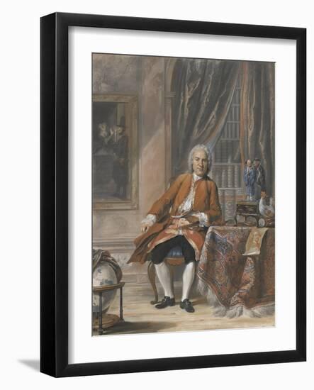 Portrait of Joan Jacob Mauricius, Governor-General of Suriname-Cornelis Troost-Framed Art Print