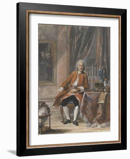 Portrait of Joan Jacob Mauricius, Governor-General of Suriname-Cornelis Troost-Framed Art Print