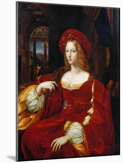 Portrait of Joan of Aragon-Raphael-Mounted Giclee Print