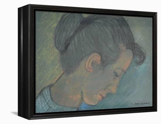 Portrait of Joan-Brenda Brin Booker-Framed Premier Image Canvas